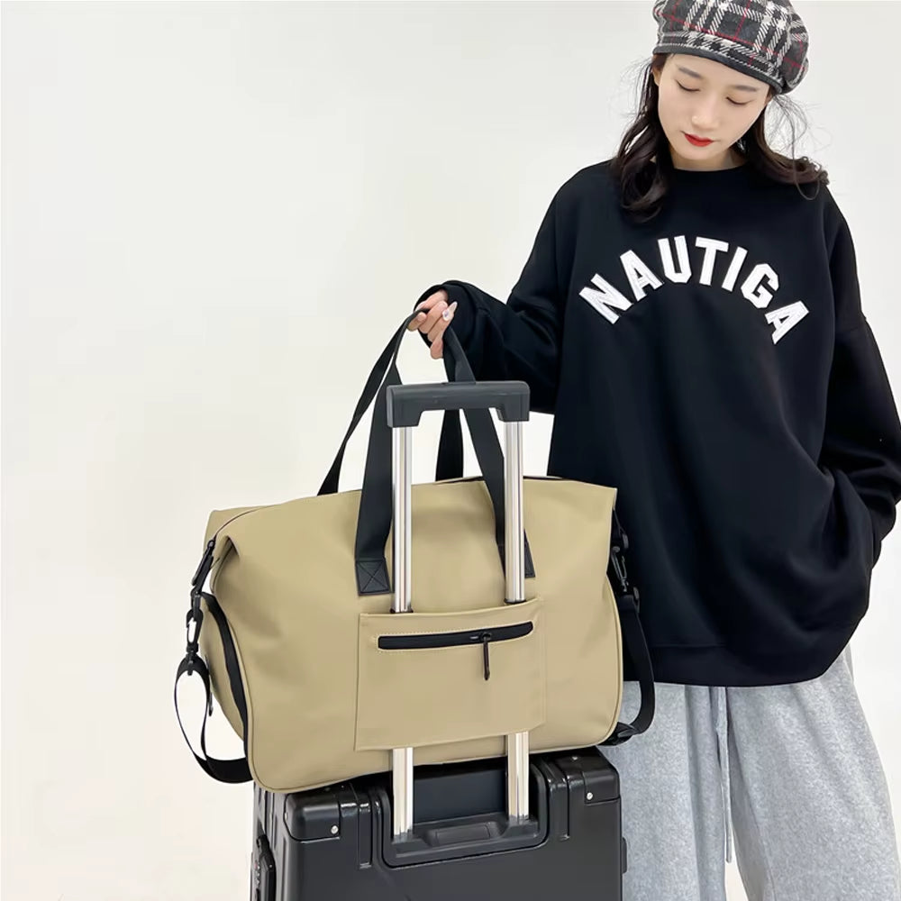 1Pcs Gym Bag with Shoes Compartment, Stylish Duffle Travel Bag for Plane,Lightweight Duffle Bag for Women & Men,Sport Gym