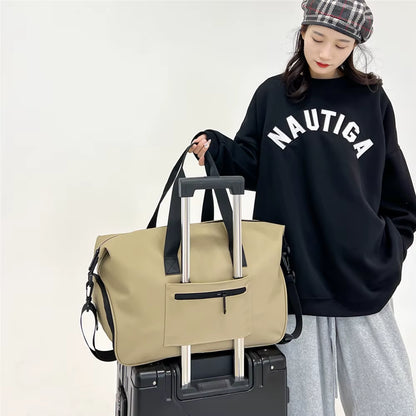 1Pcs Gym Bag with Shoes Compartment, Stylish Duffle Travel Bag for Plane,Lightweight Duffle Bag for Women & Men,Sport Gym