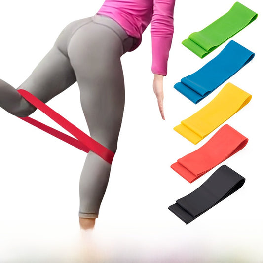 Resistance band exercise for the buttocks