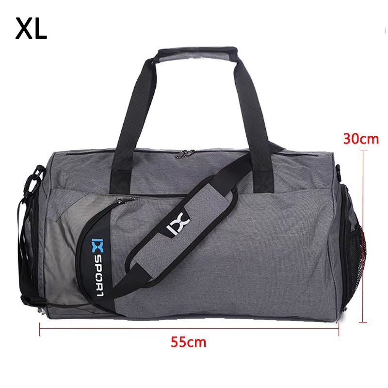 Travel Bag for Men Large Gym Fitness Bag Wet Dry Training Shoes Shoulder Handbags Multifunction Work Out Portable Luggage Duffel