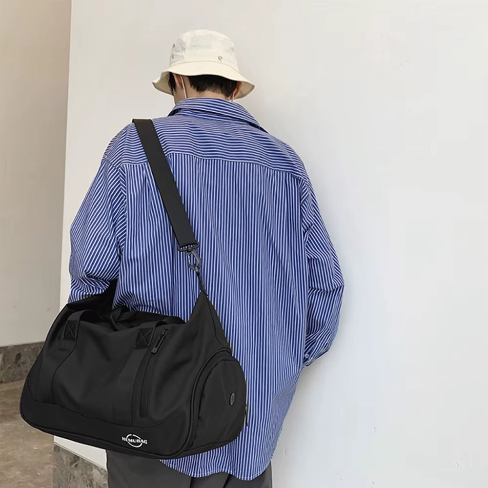 1Pcs Gym Bag with Shoes Compartment, Stylish Duffle Travel Bag for Plane,Lightweight Duffle Bag for Women & Men,Sport Gym