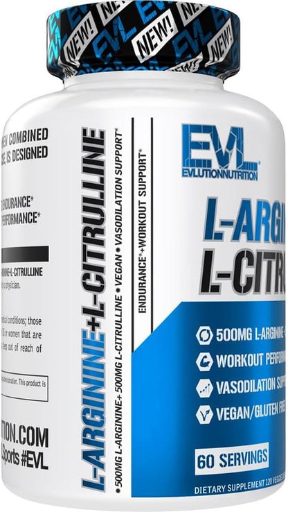 EVL L-Carnitine Supplement for Weight Loss Support - L Carnitine 500Mg Diet Pills for Weight Loss Lean Muscle Growth and Fat Burning Support with Stimulant Free L Tartrate - 120 Servings